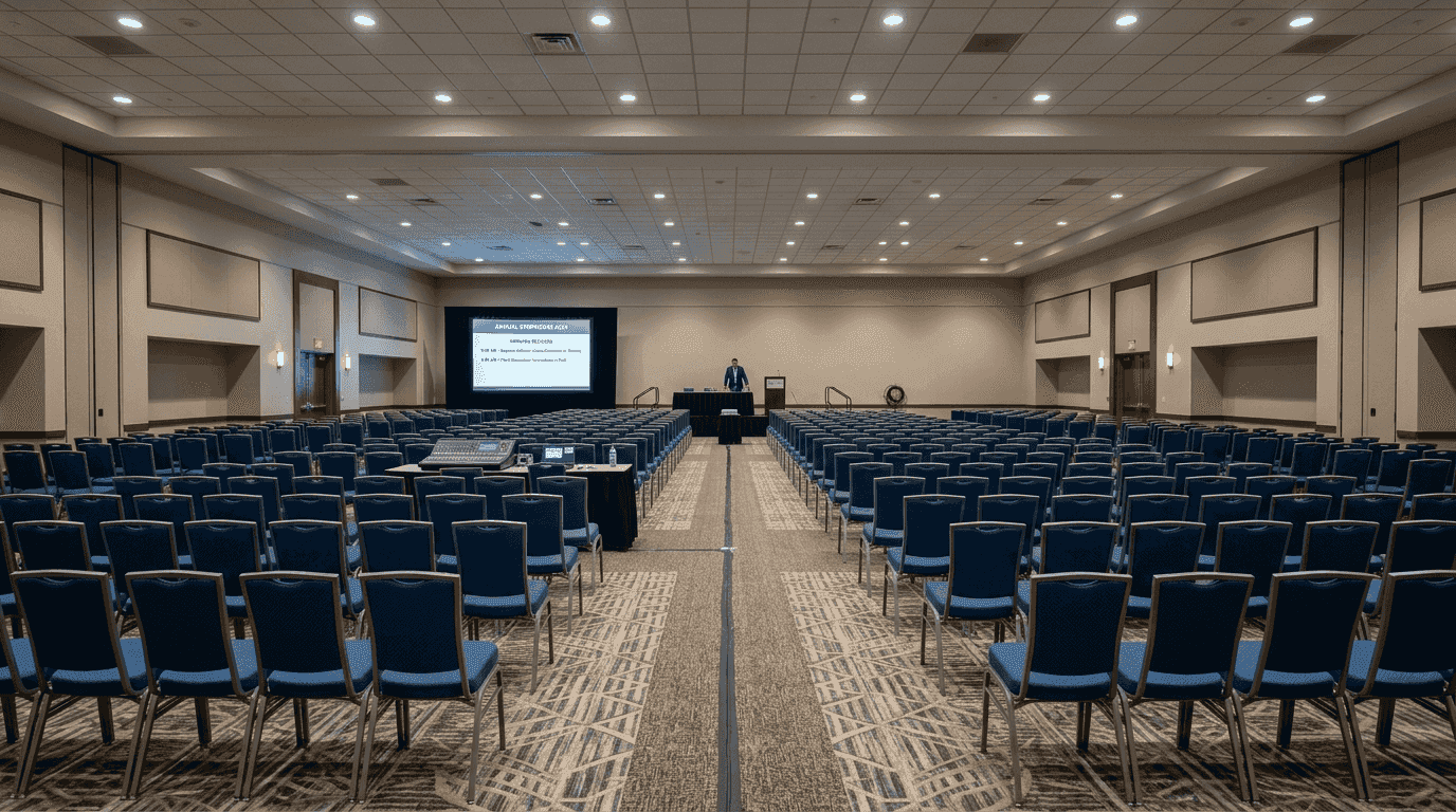 What is conference AV: complete guide for corporate events 2026