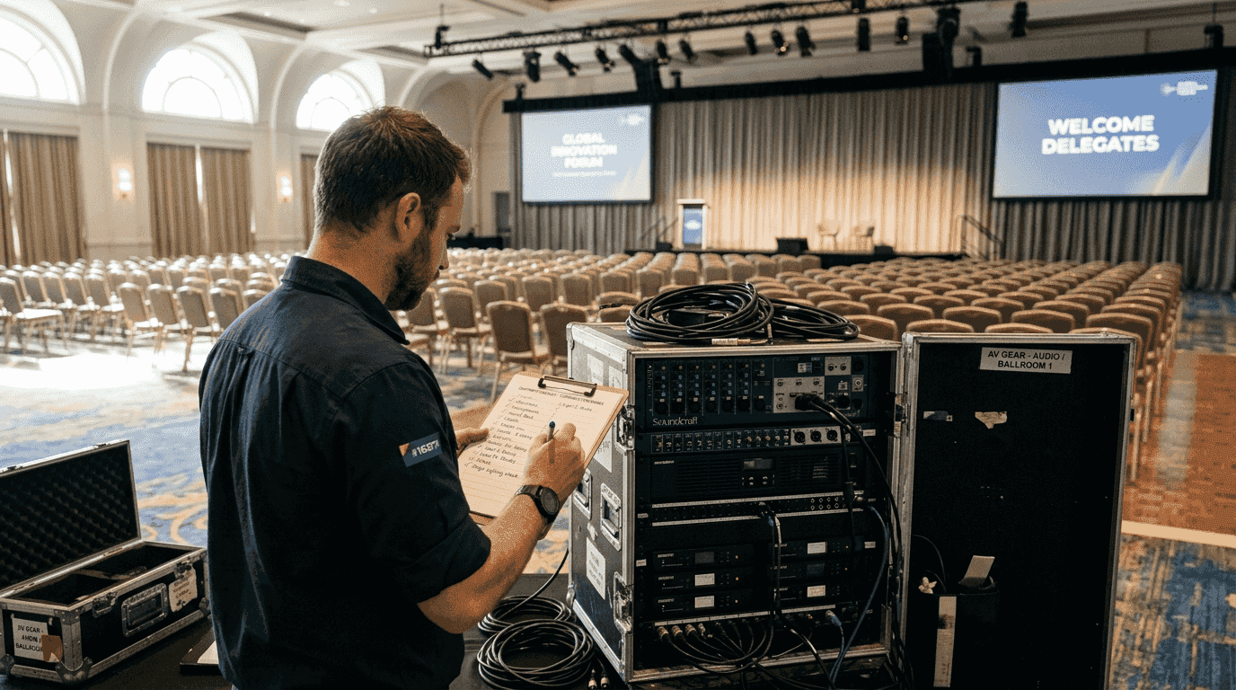 Master the AV event management process for corporate events