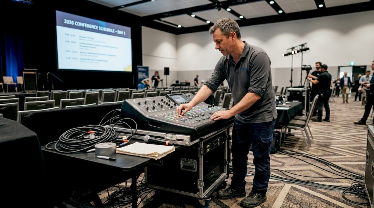 Advanced AV tech for seamless corporate events in 2026