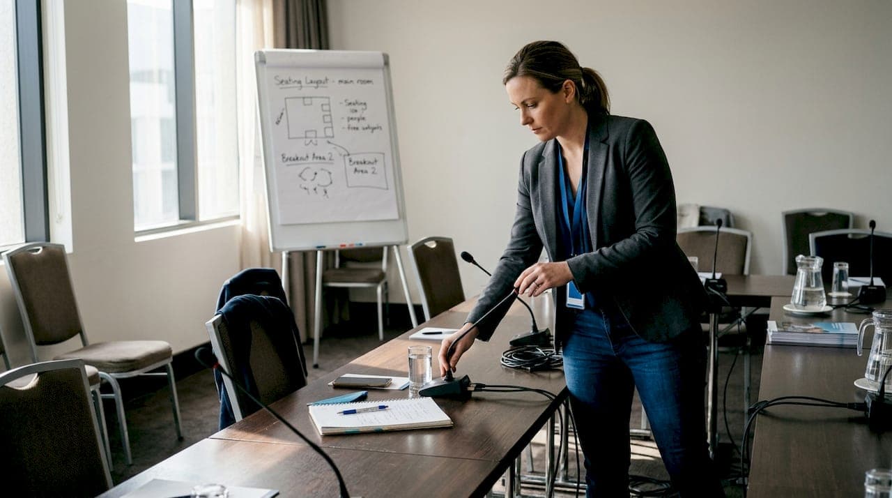 Conference microphone systems: essential guide for planners