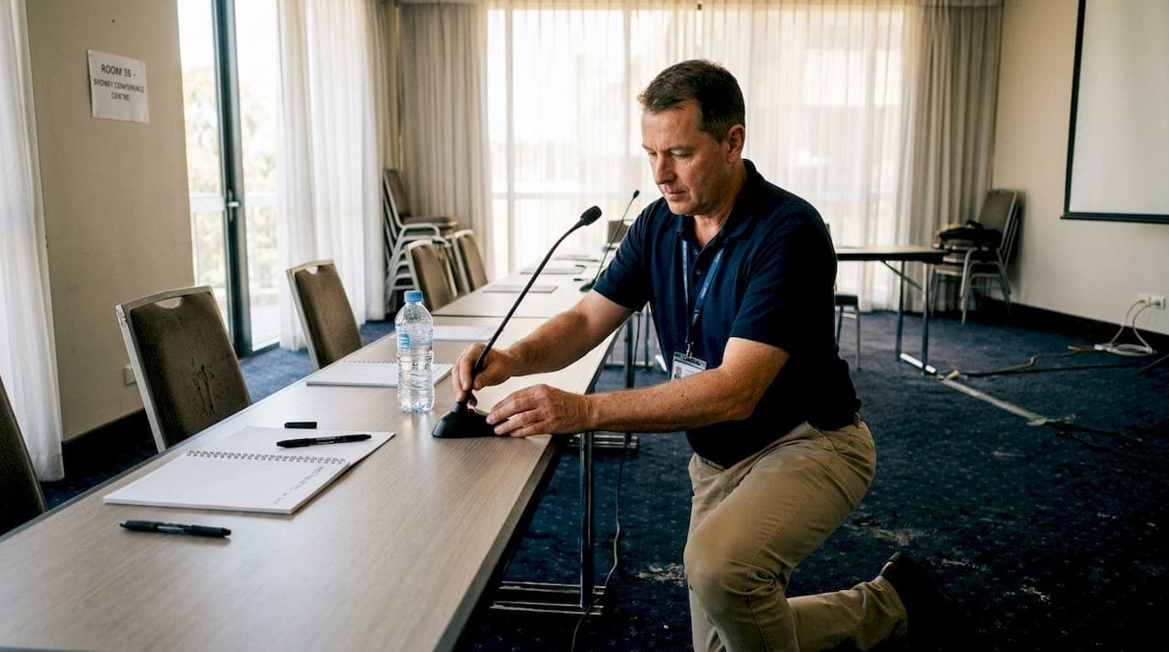 Conference microphone types: enhance your event's audio