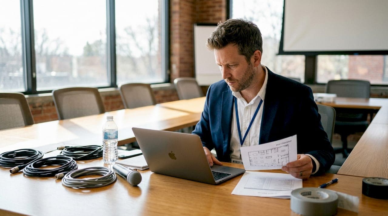 Streamline your AV checklist workflow for flawless events