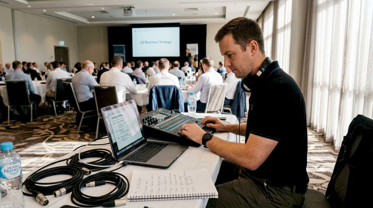 AV for business gatherings explained: elevate corporate events