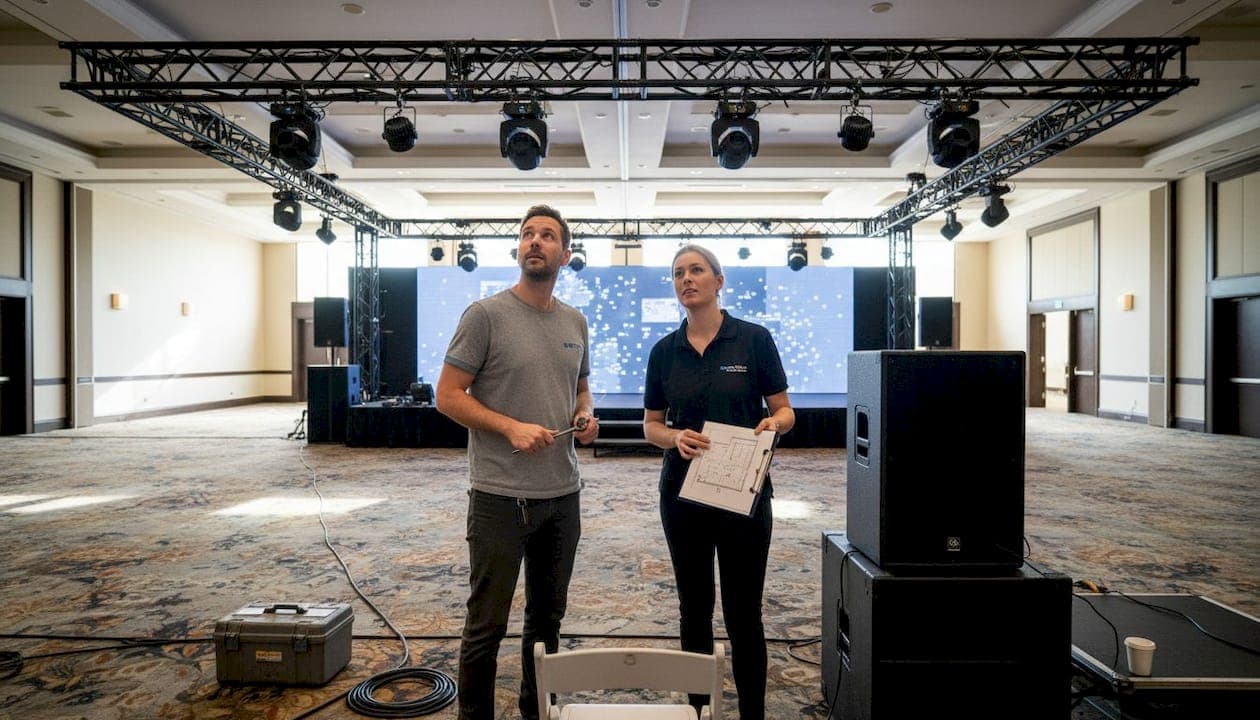 Master the event lighting setup process: 40% ROI boost